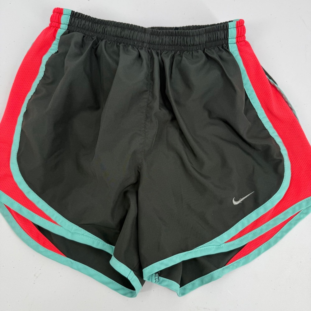 Nike Womens Tempo Running Shorts Size XS 2.5" Gray Dri-Fit 624278‎ Brief Lined